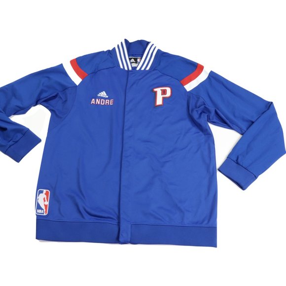 Adidas Detroit Pistons Andre Drummond Jacket Blue